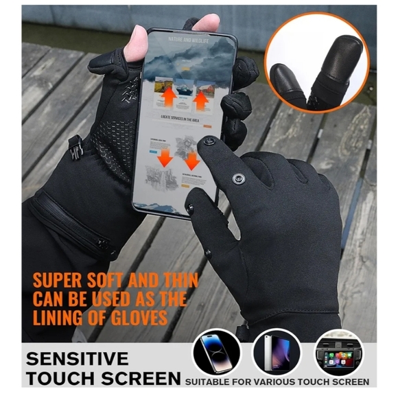 Heated Glove With Touchscreen Capable New - Picture 4 of 16